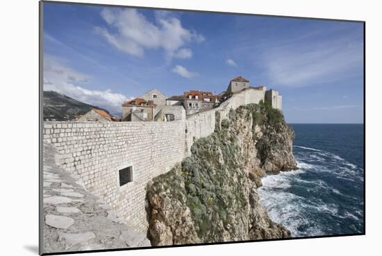City Wall View, UNESCO World Heritage Site, Dubrovnik, Croatia, Europe-Jean Brooks-Mounted Photographic Print