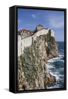 City Wall View, UNESCO World Heritage Site, Dubrovnik, Croatia, Europe-Jean Brooks-Framed Stretched Canvas