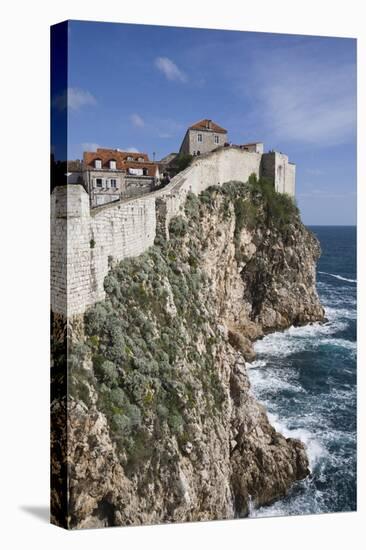 City Wall View, UNESCO World Heritage Site, Dubrovnik, Croatia, Europe-Jean Brooks-Stretched Canvas