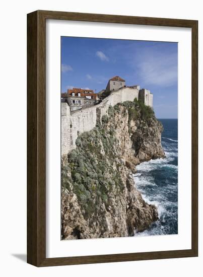 City Wall View, UNESCO World Heritage Site, Dubrovnik, Croatia, Europe-Jean Brooks-Framed Photographic Print