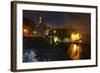 City Walls and Gate at Night, San Juan, PR-George Oze-Framed Photographic Print