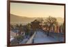 City Walls and South Gate at dawn, Dali, Yunnan, China-Ian Trower-Framed Photographic Print