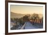 City Walls and South Gate at dawn, Dali, Yunnan, China-Ian Trower-Framed Photographic Print