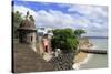 City Walls in Old San Juan, Puerto Rico, West Indies, Caribbean, Central America-Richard Cummins-Stretched Canvas