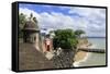 City Walls in Old San Juan, Puerto Rico, West Indies, Caribbean, Central America-Richard Cummins-Framed Stretched Canvas