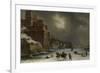 City Walls in Winter-Willem Schellinks-Framed Art Print