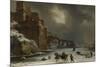 City Walls in Winter-Willem Schellinks-Mounted Art Print