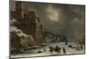 City Walls in Winter-Willem Schellinks-Mounted Art Print