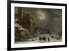 City Walls in Winter-Willem Schellinks-Framed Premium Giclee Print