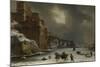 City Walls in Winter-Willem Schellinks-Mounted Art Print