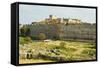 City Walls of Old Town and Palace of the Grand Master-Jochen Schlenker-Framed Stretched Canvas