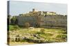 City Walls of Old Town and Palace of the Grand Master-Jochen Schlenker-Stretched Canvas