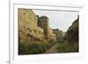 City Walls of Old Town, Rhodes City, Rhodes, Dodecanese, Greek Islands, Greece, Europe-Jochen Schlenker-Framed Photographic Print