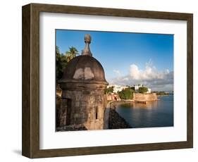 City Walls, Old San Juan, Puerto Rico-George Oze-Framed Photographic Print