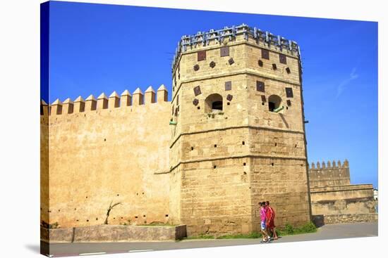 City Walls, Oudaia Kasbah, Rabat, Morocco, North Africa, Africa-Neil Farrin-Stretched Canvas