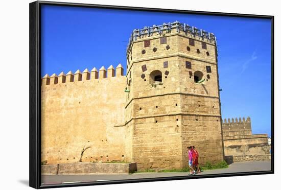 City Walls, Oudaia Kasbah, Rabat, Morocco, North Africa, Africa-Neil Farrin-Framed Photographic Print