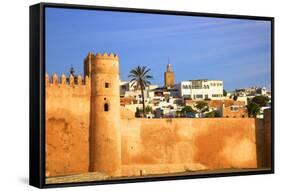 City Walls, Oudaia Kasbah, Rabat, Morocco, North Africa-Neil Farrin-Framed Stretched Canvas