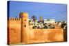 City Walls, Oudaia Kasbah, Rabat, Morocco, North Africa-Neil Farrin-Stretched Canvas