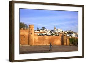 City Walls, Oudaia Kasbah, Rabat, Morocco, North Africa-Neil Farrin-Framed Photographic Print