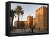 City Walls Surrounding the Medina, Rabat, Morocco, North Africa, Africa-Graham Lawrence-Framed Stretched Canvas