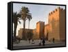 City Walls Surrounding the Medina, Rabat, Morocco, North Africa, Africa-Graham Lawrence-Framed Stretched Canvas