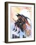 City Witches Halloween-sylvia pimental-Framed Art Print