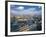 City with Eiffel Tower in Distance, Paris, France, Europe-Angelo Cavalli-Framed Photographic Print