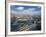 City with Eiffel Tower in Distance, Paris, France, Europe-Angelo Cavalli-Framed Photographic Print