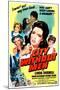 City Without Men, US poster, Linda Darnell, 1943-null-Mounted Art Print