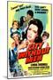 City Without Men, US poster, Linda Darnell, 1943-null-Mounted Art Print