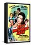 City Without Men, US poster, Linda Darnell, 1943-null-Framed Stretched Canvas