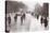 City Workers Walk to Office, May 1926-English Photographer-Stretched Canvas