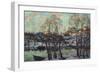 Cityscape, 1915-Konstantin Ivanovich Gorbatov-Framed Giclee Print