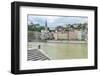 Cityscape along Saone river, Lyon, France-Jim Engelbrecht-Framed Photographic Print