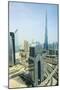 Cityscape and Burj Khalifa, Dubai, United Arab Emirates, Middle East-Amanda Hall-Mounted Photographic Print