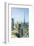 Cityscape and Burj Khalifa, Dubai, United Arab Emirates, Middle East-Amanda Hall-Framed Photographic Print