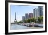 Cityscape and Eiffel tower, Paris, France, Europe-Lisa Engelbrecht-Framed Photographic Print