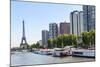 Cityscape and Eiffel tower, Paris, France, Europe-Lisa Engelbrecht-Mounted Photographic Print