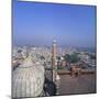 Cityscape and Jama Masjid, Delhi, India-Tony Gervis-Mounted Photographic Print