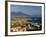 Cityscape and Mount Vesuvius, Naples, Campania, Italy, Europe-Charles Bowman-Framed Photographic Print