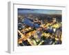 Cityscape at Dusk, Bangkok, Thailand-null-Framed Photographic Print