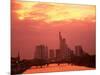 Cityscape at Dusk of Frankfurt, Germany-Peter Adams-Mounted Photographic Print