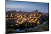 Cityscape at Dusk, Toledo, Castile-La Mancha, Spain, Europe-Charles Bowman-Mounted Photographic Print