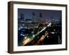 Cityscape at Night, Jakarta, Indonesia, Southeast Asia-Porteous Rod-Framed Photographic Print