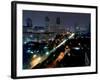 Cityscape at Night, Jakarta, Indonesia, Southeast Asia-Porteous Rod-Framed Photographic Print