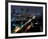 Cityscape at Night, Jakarta, Indonesia, Southeast Asia-Porteous Rod-Framed Photographic Print