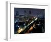 Cityscape at Night, Jakarta, Indonesia, Southeast Asia-Porteous Rod-Framed Photographic Print