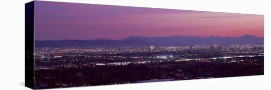 Cityscape at Sunset, Phoenix, Maricopa County, Arizona, USA 2010-null-Stretched Canvas