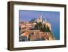 Cityscape at Sunset, Rab Island, Croatia-Peter Adams-Framed Photographic Print