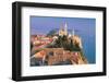 Cityscape at Sunset, Rab Island, Croatia-Peter Adams-Framed Photographic Print